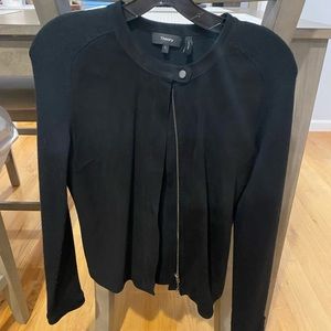 RARE Theory bomber jacket in suede and cotton